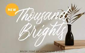 Thousand Brights - Script Font