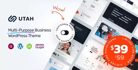 Utah - Multi-Purpose Business WordPress Theme