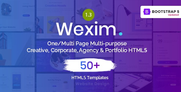 Wexim - One Page Parallax