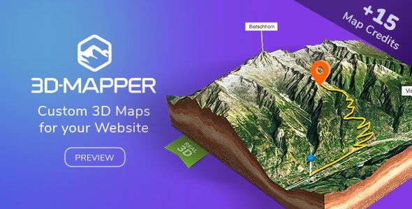 3D Map WordPress Plugin