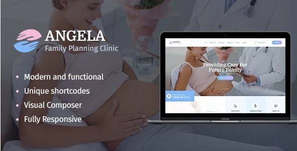 Angela- Family Planning Clinic WordPress Theme