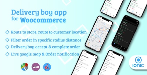 Delivery boy app for WooCommerce October
