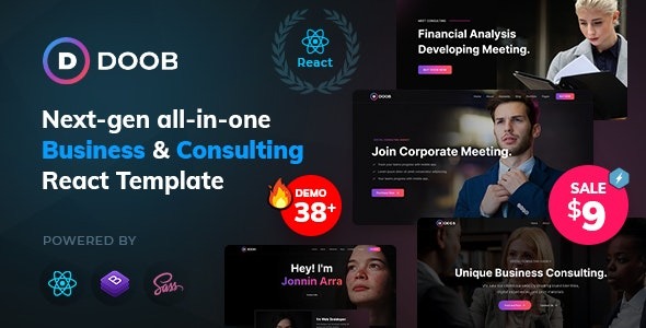 Doob Business and Consulting React Teamplate