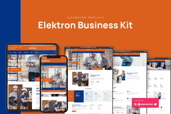 Elektron - Electric Company - Business Elementor Template Kit