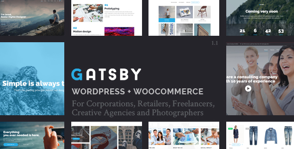 Gatsby- WordPress + eCommerce Theme