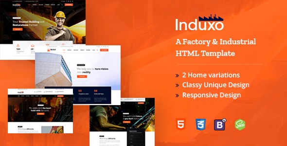 Induxo - Industry WordPress Theme