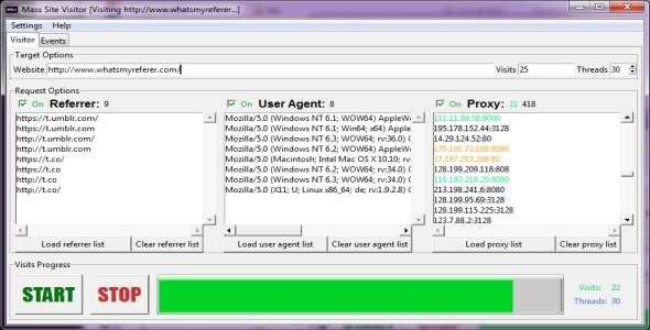 Mass Site Visitor a traffic bot
