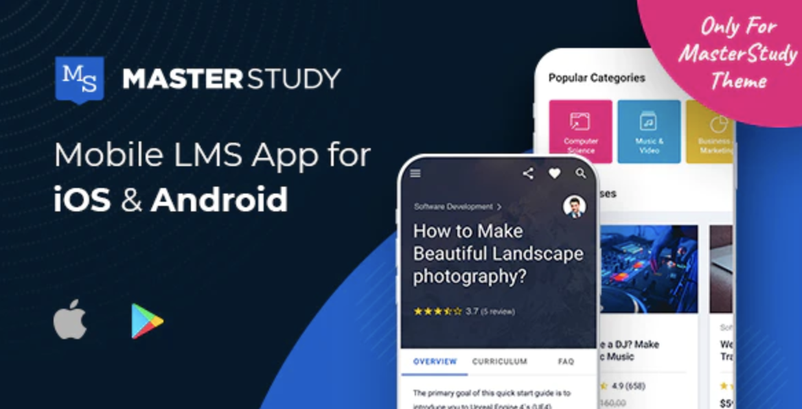 MasterStudy LMS Mobile App- Flutter iOS - Android February