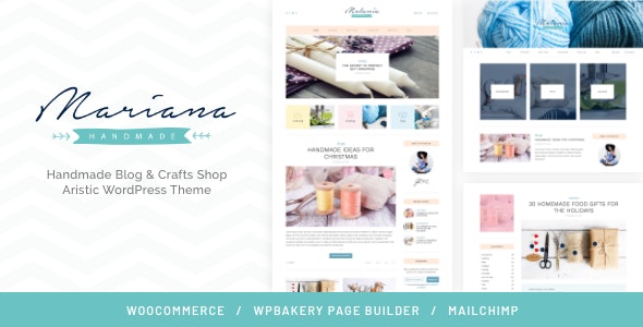Melania - Handmade Blog - Crafts Shop Aristic WordPress Theme