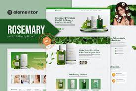 Rosemary - Health & Beauty Brand Elementor Template Kit