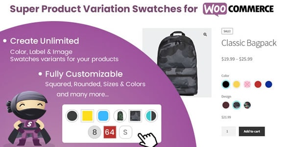 Super Product Variation Swatchesfor WooCommerce
