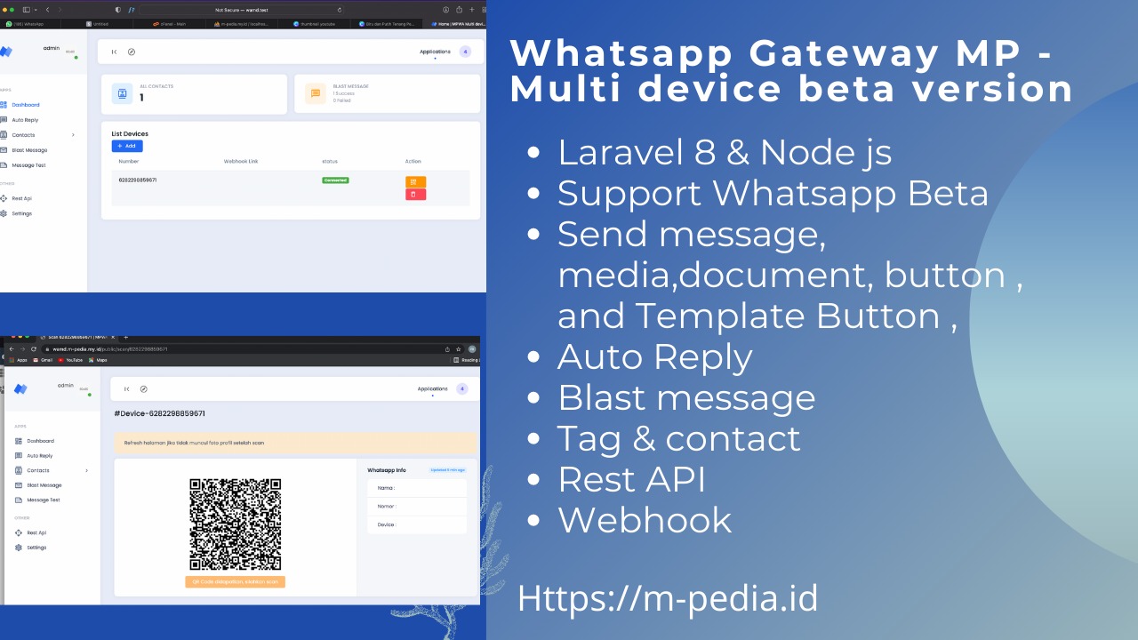 Wa Gateway Multi device BETA MPWA MD [Activated]