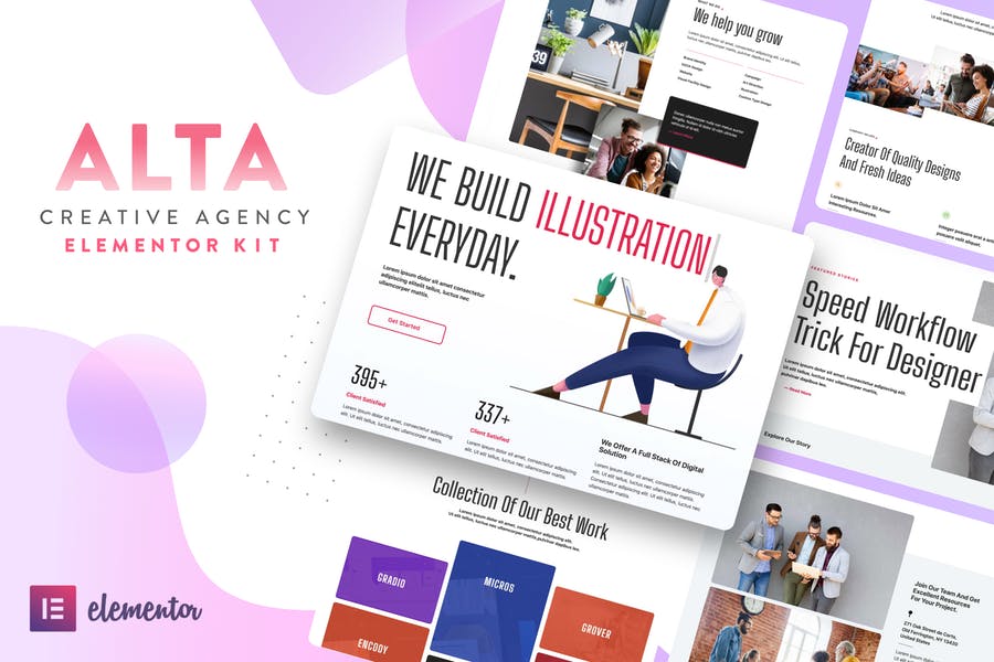 ALTA - Creative Agency Elementor Template Kit