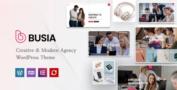 Busia Creative Agency Theme