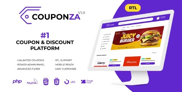 Couponza - Ultimate Coupons - Discounts Platform