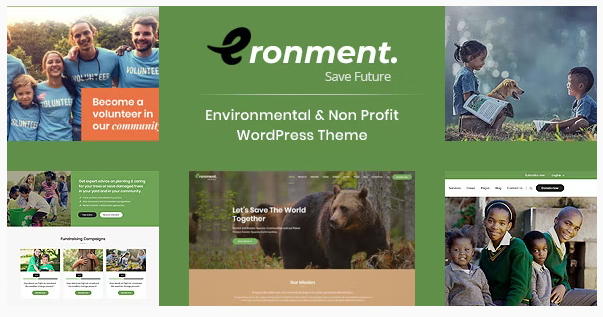 Eronment - Environmental WordPress theme