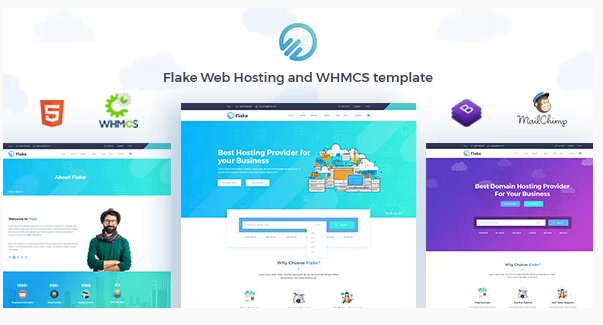 Flake Web Hosting and WHMCS Technology Template