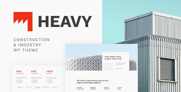 Heavy Construction and Industrial WordPress Theme