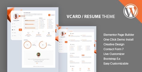 Kijat - CV - Resume WordPress Theme