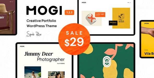 Mogi - A Creative Portfolio / Agency WordPress Theme