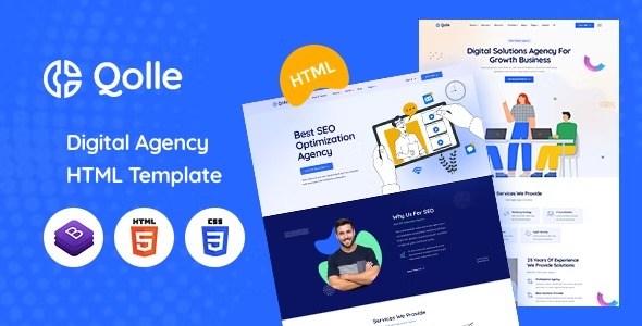 Qolle - Creative Agency React NextJs Template