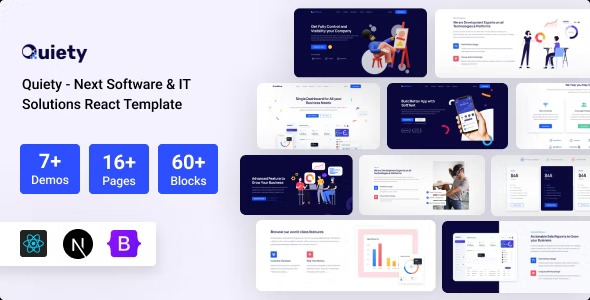 Quiety Nextjs Software - IT Solutions Template