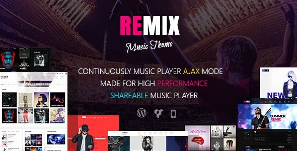 Remix Music and Radio Theme