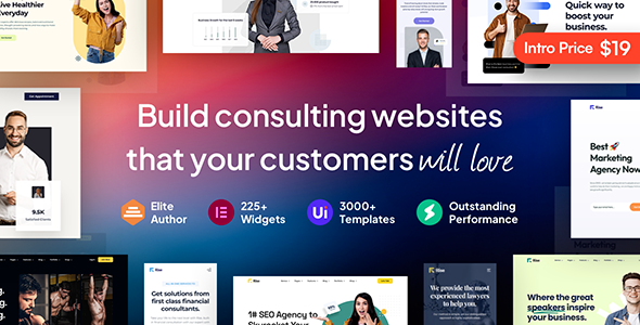 Rise Business - Consulting WordPress Theme