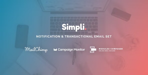 Simpli Notification - Transactional Email Templates with Online Builder