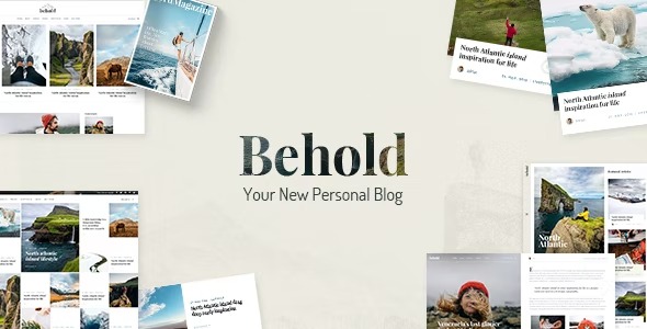 Behold Personal Blog WordPress Theme