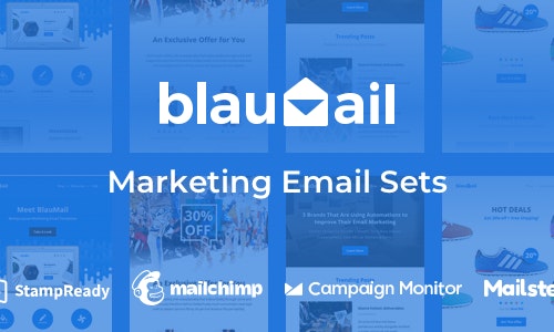 Blaumail - Marketing Email Sets + Notification Pack