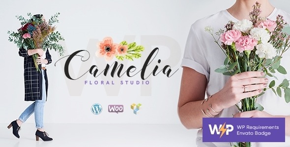CameliaA Floral Studio Florist WordPress Theme