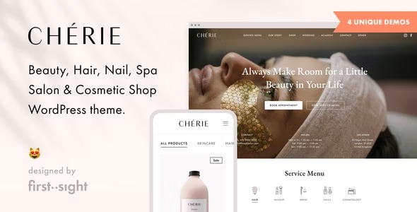 Chrie: Beauty Salon WordPress Theme