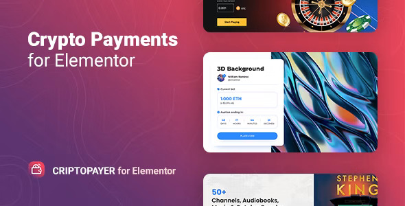 Criptopayer - Crypto Payment Button for Elementor