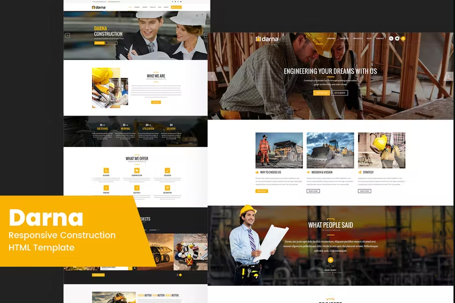 Darna - Building & Construction HTML Template