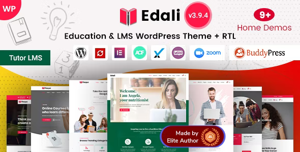 Edali - Education LMS - Online Courses WordPress Theme