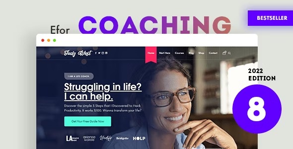Efor Coaching - Online Courses WordPress Theme