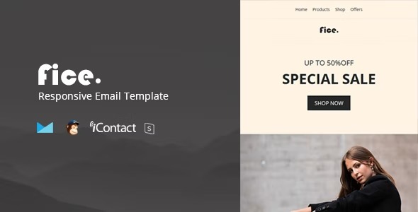 Fice - Ecommerce Responsive E-mail Template