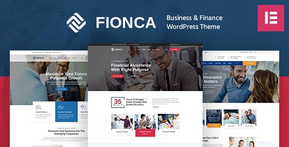 Fionca Business - Finance WordPress Theme