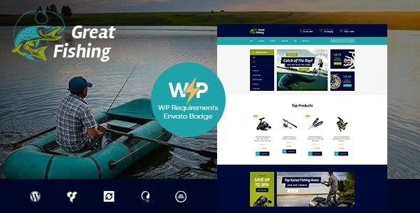 Fishing and Hunting Hobby WordPress Theme