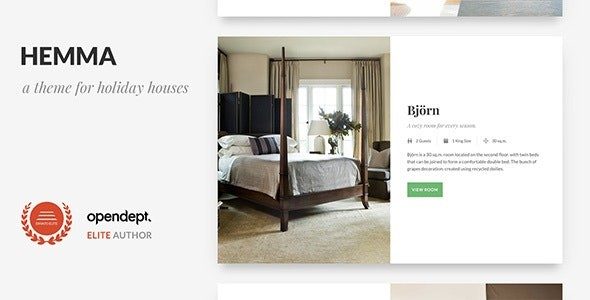 Hemma - Hotel - BnB WordPress theme