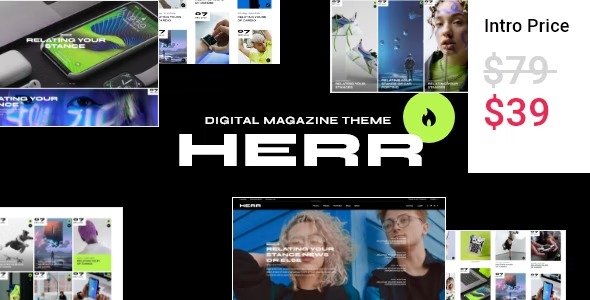 Herr - Digital Magazine Theme