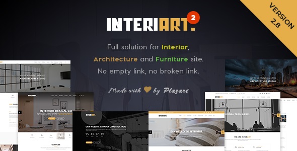 InteriArt - Furniture - Interior WordPress Theme