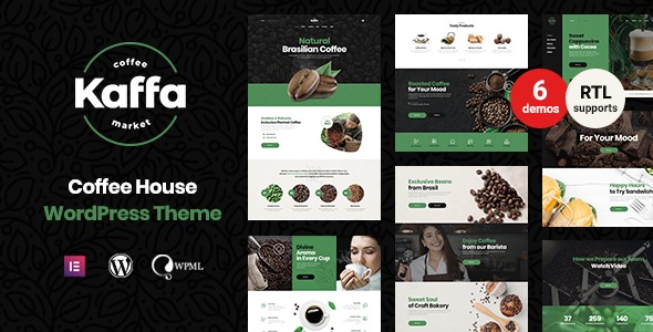 Kaffa Cafe - Coffee Shop WordPress Theme