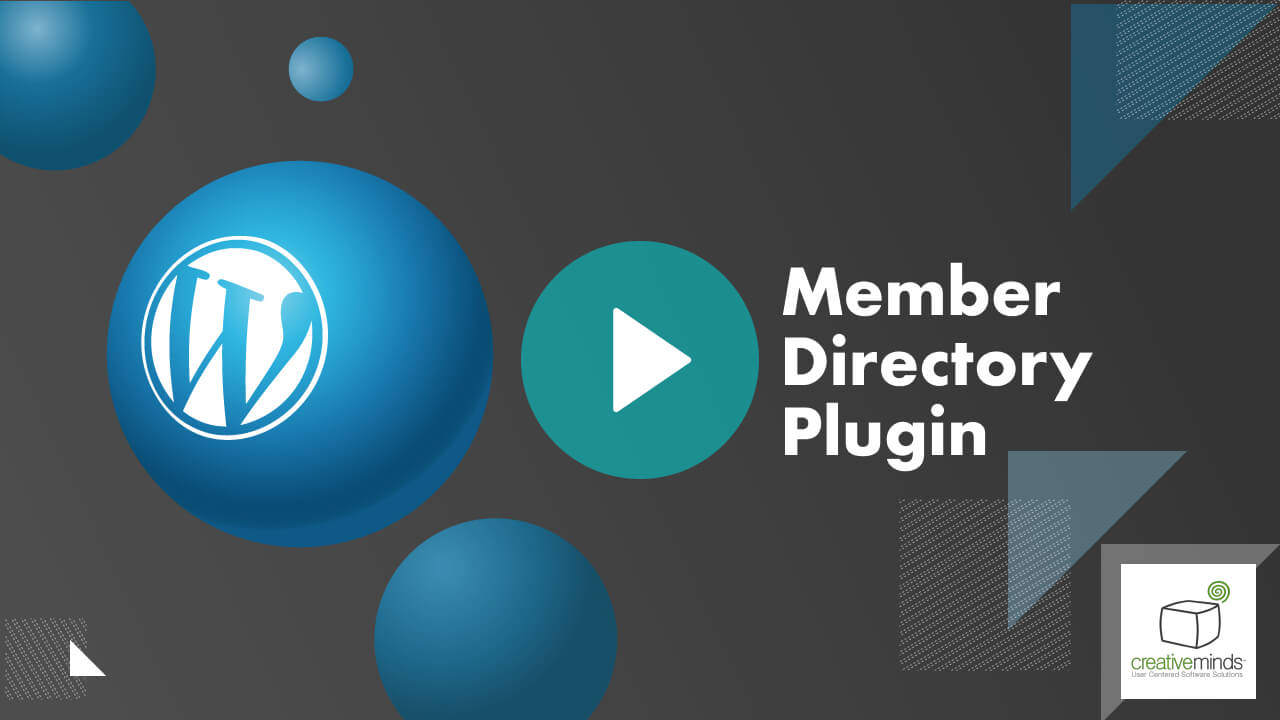 Member Directory Plugin for WordPress by CreativeMinds [Ultimate Member Directory + add-ons]
