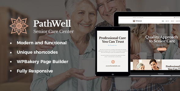 PathWell A Senior Care Hospital WordPress Theme