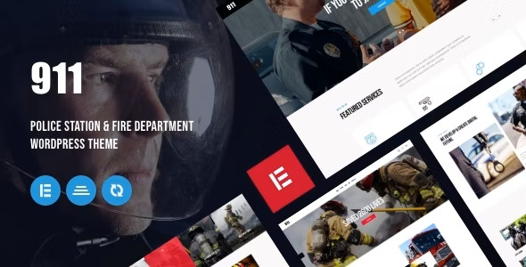 Police Station - Fire Department WordPress Theme