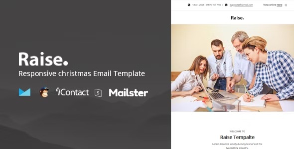 Raise Mail - Responsive E-mail Template