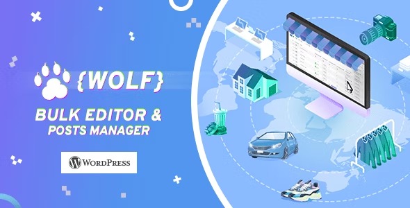 WOLF WordPress Posts Bulk Editor and Manager Professional 