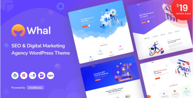 Whal- Digital Marketing - SEO WordPress Theme